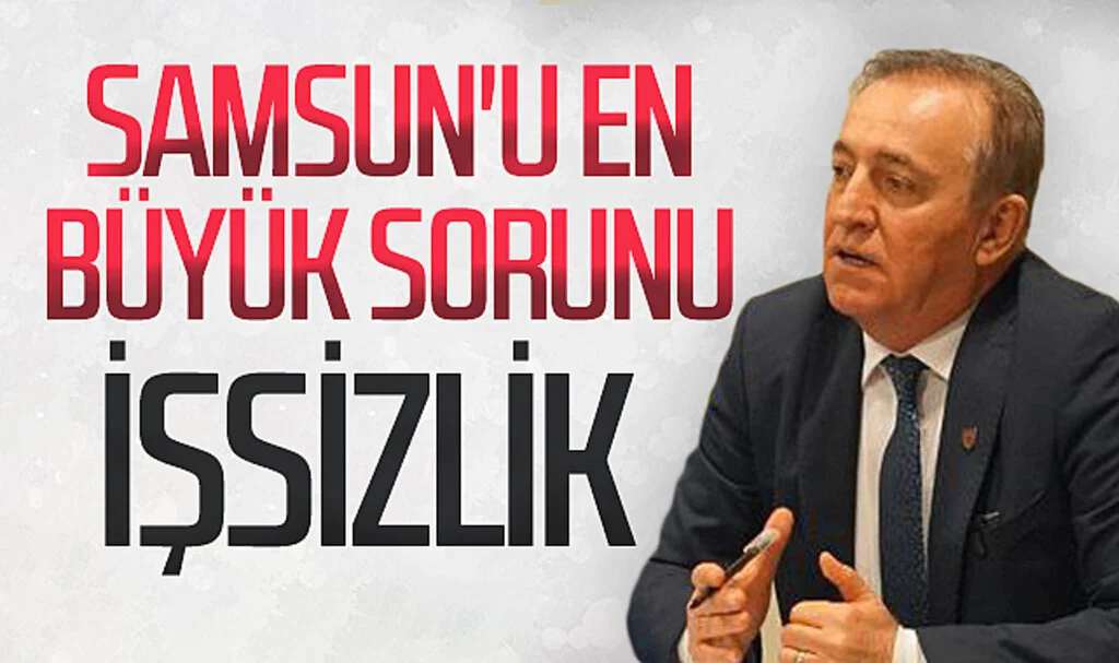 CHP Samsun Büyükşehir Başkan Adayı Cevat Öncü: "Samsun'un en büyük sorunu işsizlik"