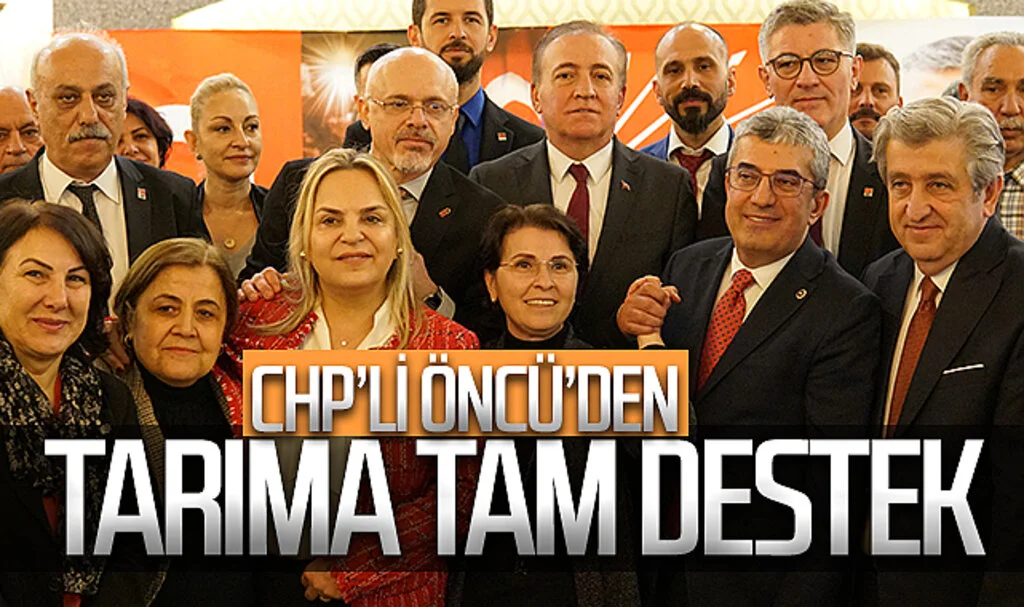 CHP Samsun Büyükşehir Belediye Başkan adayı Cevat Öncü'den tarıma tam destek