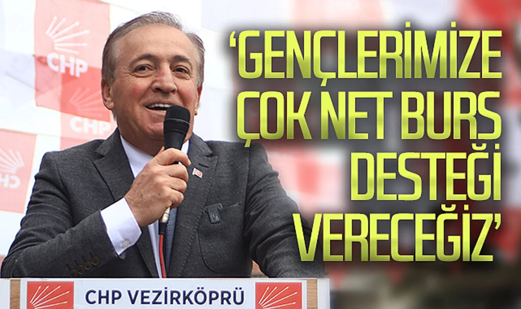 CHP Samsun Büyükşehir Belediye Başkan Adayı Cevat Öncü: "Geçlerimize çok net burs desteği vereceğiz"