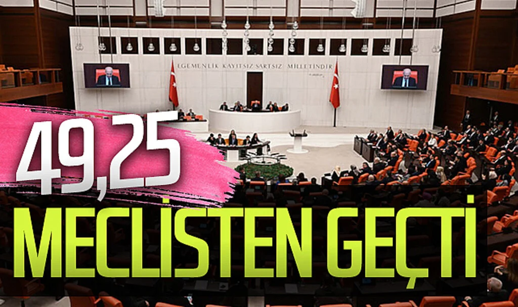 Emeklilere yüzde 49,25 zam önerisi kabul edildi