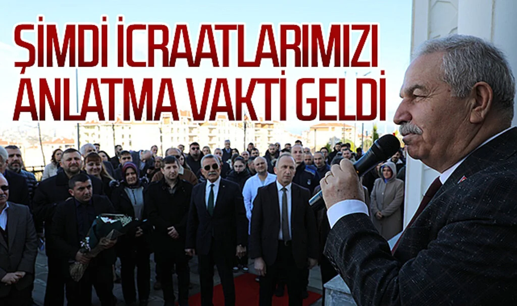 İlkadım Belediye Başkanı Necattin Demirtaş: "Şimdi icraatlarımızı anlatma vakti geldi"