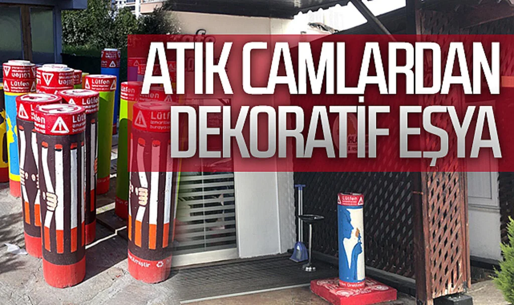 İlkadım Belediyesi'nden 'Atık Camlar Beton Oldu' projesi