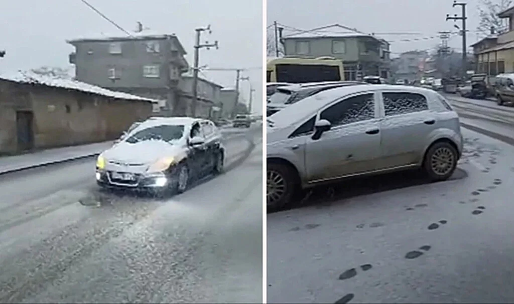 İstanbul'da beklenen kar yağışı başladı