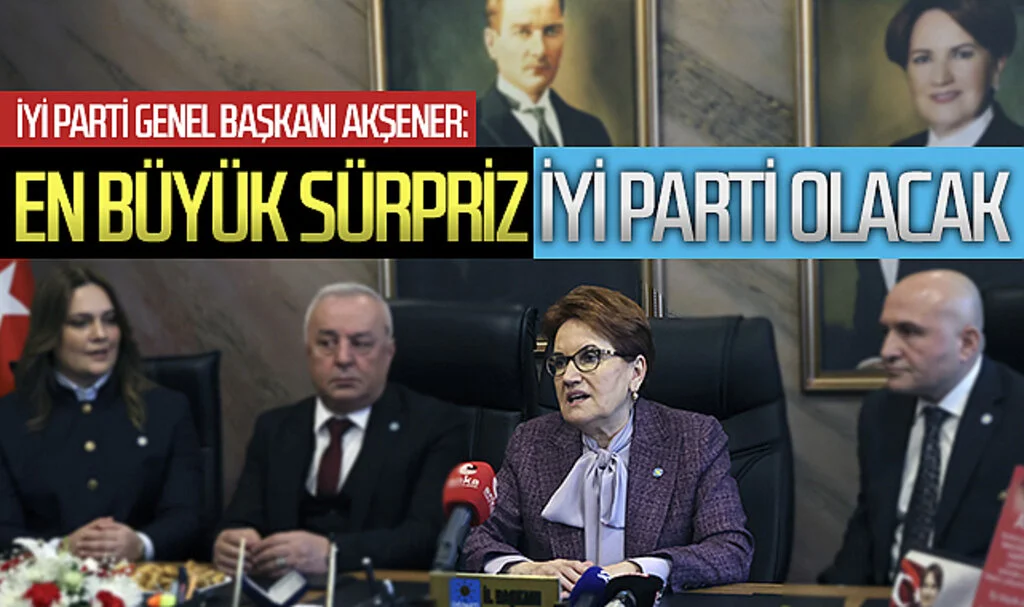 İYİ Parti Genel Başkanı Akşener, Samsun'da konuştu: "İnanıyorum ki bu seçimlerin en büyük sürprizi İYİ Parti olacak"