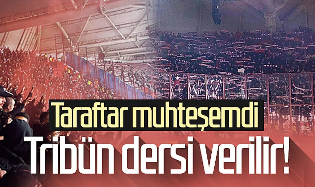 Karadeniz derbisinde Samsunspor taraftarı muhteşemdi! Tribün dersi verdiler