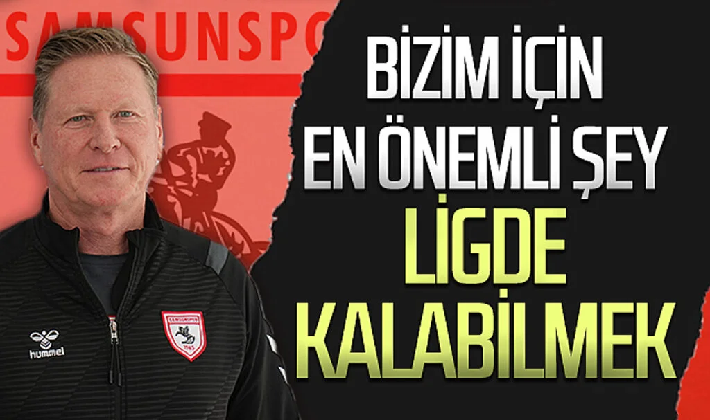 Markus Gisdol: "Bizim için en önemli şey ligde kalabilmek"