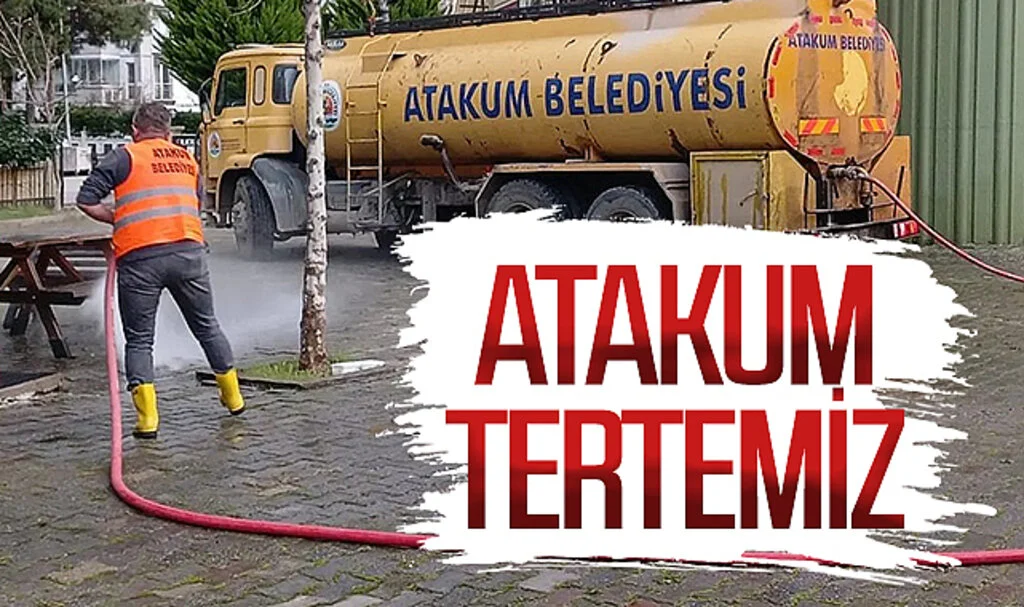Samsun Atakum Belediyesi  'Tertemiz Atakum için' yoğun mesai yaptı 