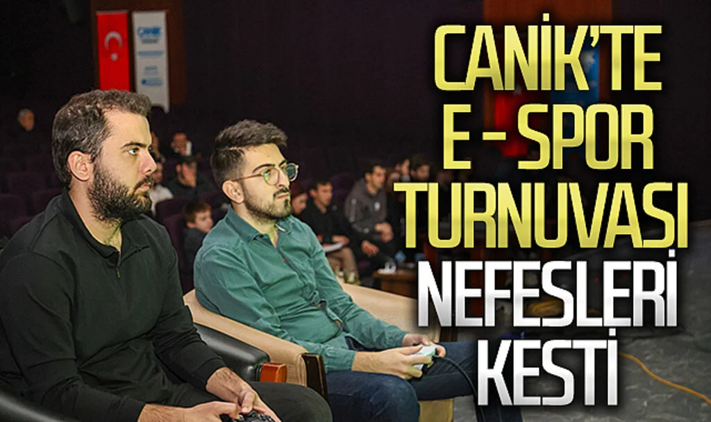 Samsun Canik’te e - spor turnuvası nefesleri kesti