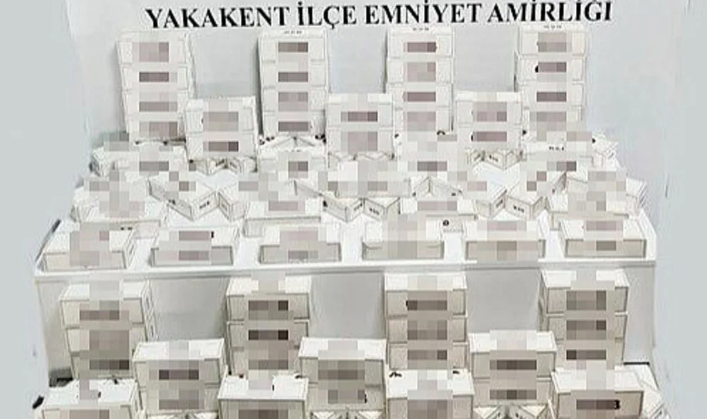 Samsun'da 41 bin adet kaçak makaron ele geçirildi