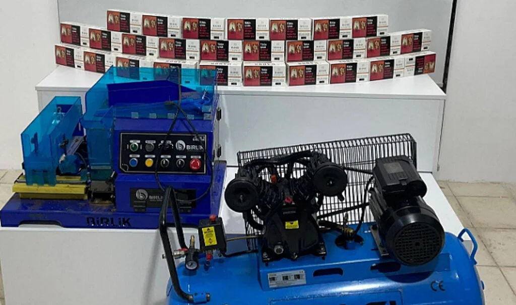 Samsun'da 8 bin bandrolsüz boş makaron ele geçirildi