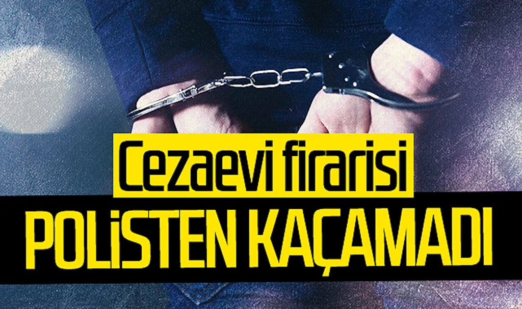 Samsun'da cezaevi firarisi polisten kaçamadı