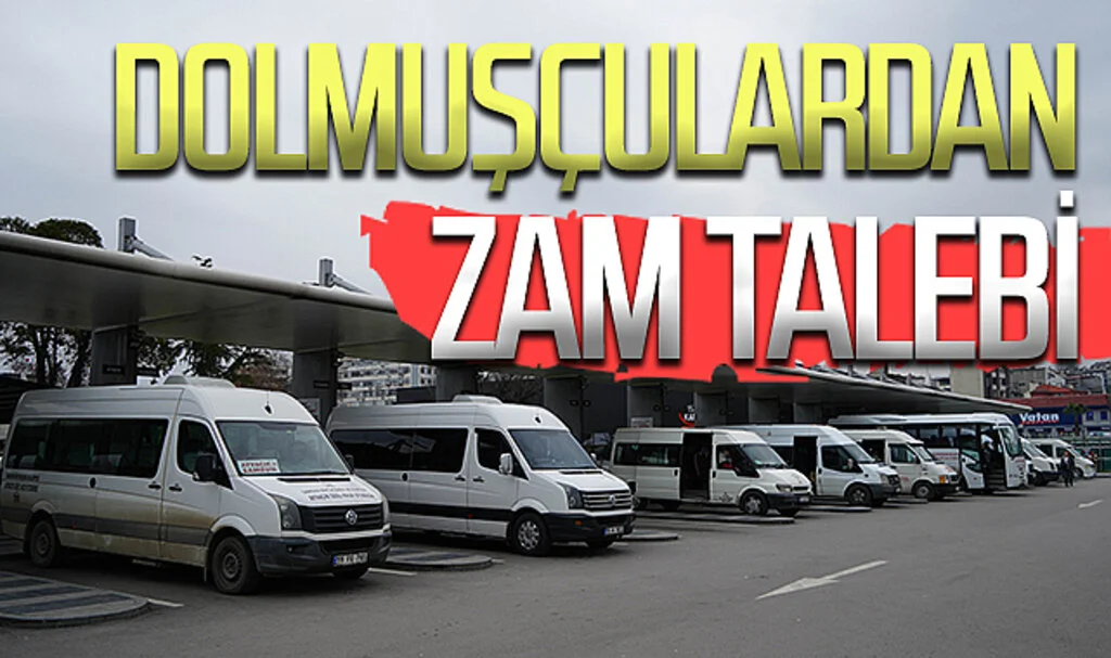 Samsun'da dolmuşçulardan zam talebi