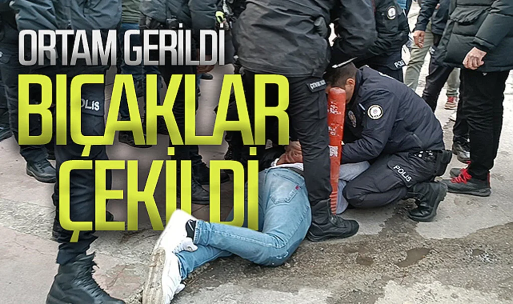 Samsun'da ekmek bıçaklı kavga