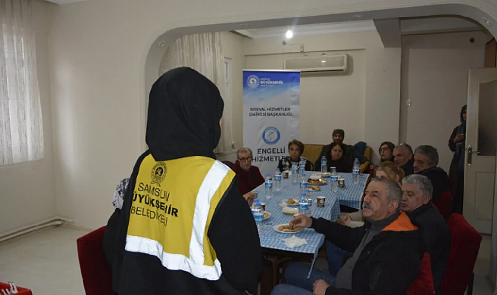 Samsun'da görme engellilere 'iletişim' semineri