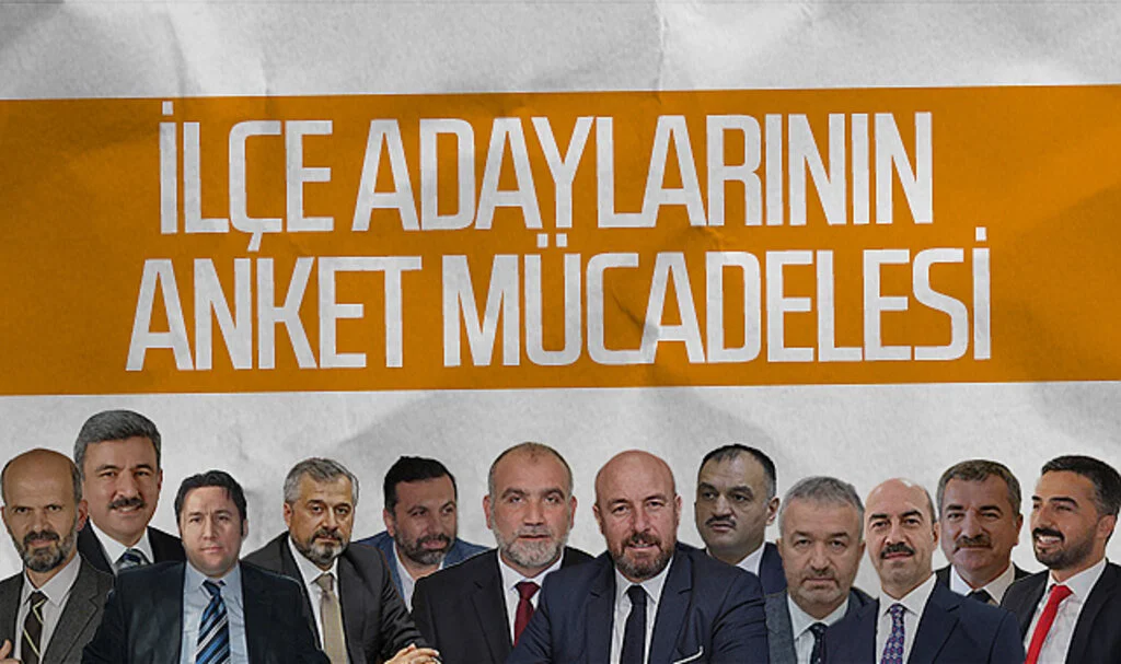 Samsun'da ilçe adaylarının anket mücadelesi