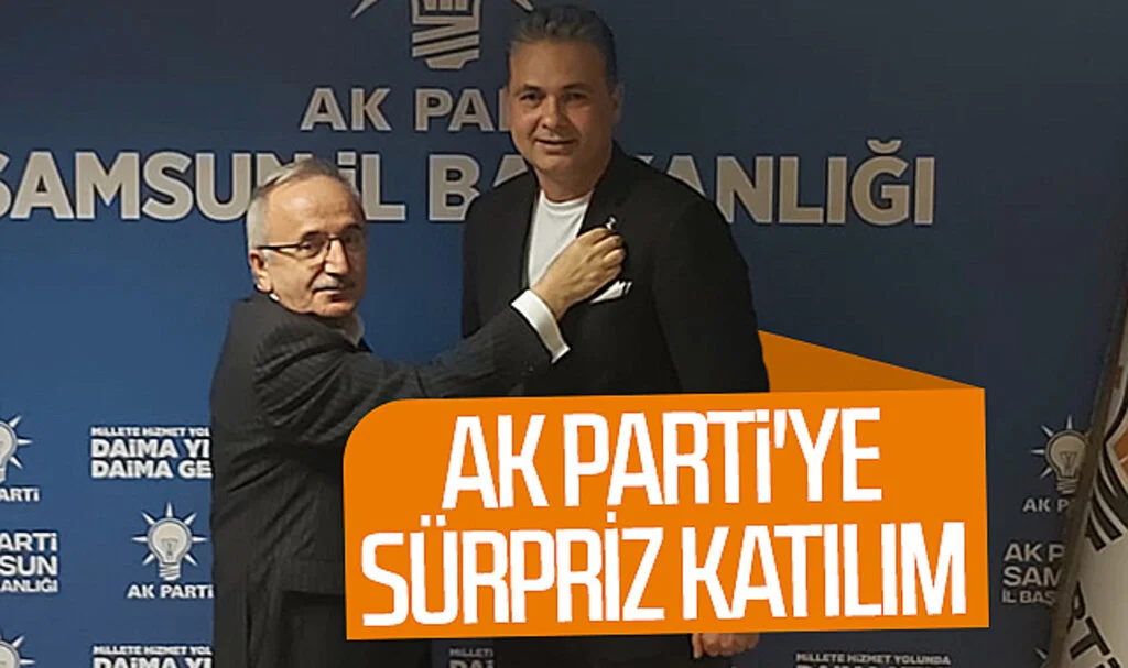 Samsun'da İYİ Parti'den AK Parti'ye sürpriz katılım