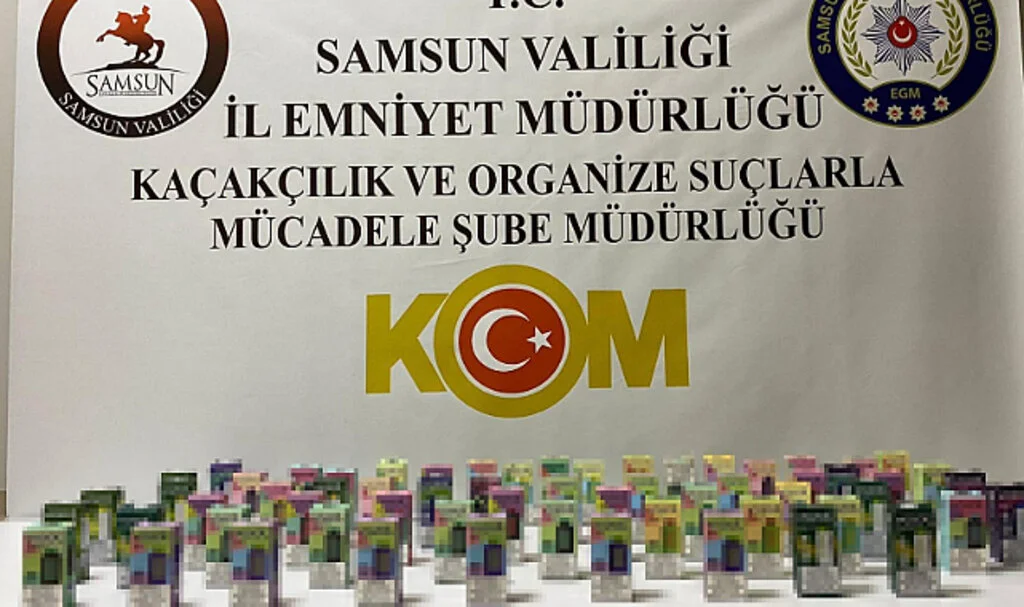Samsun'da kaçakçılık operasyonu
