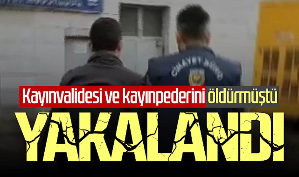 Samsun'da kayınvalidesini ve kayınpederini öldüren hükümlü yakalandı