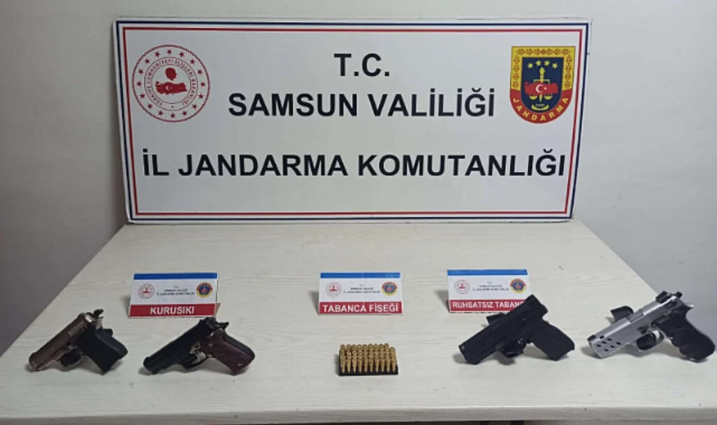 Samsun'da magandalara suçüstü 