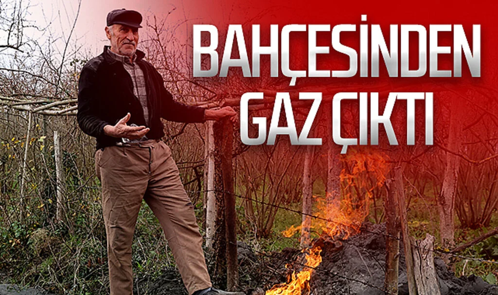 Samsun'da sulama için yapılan sondajdan yanıcı gaz çıktı
