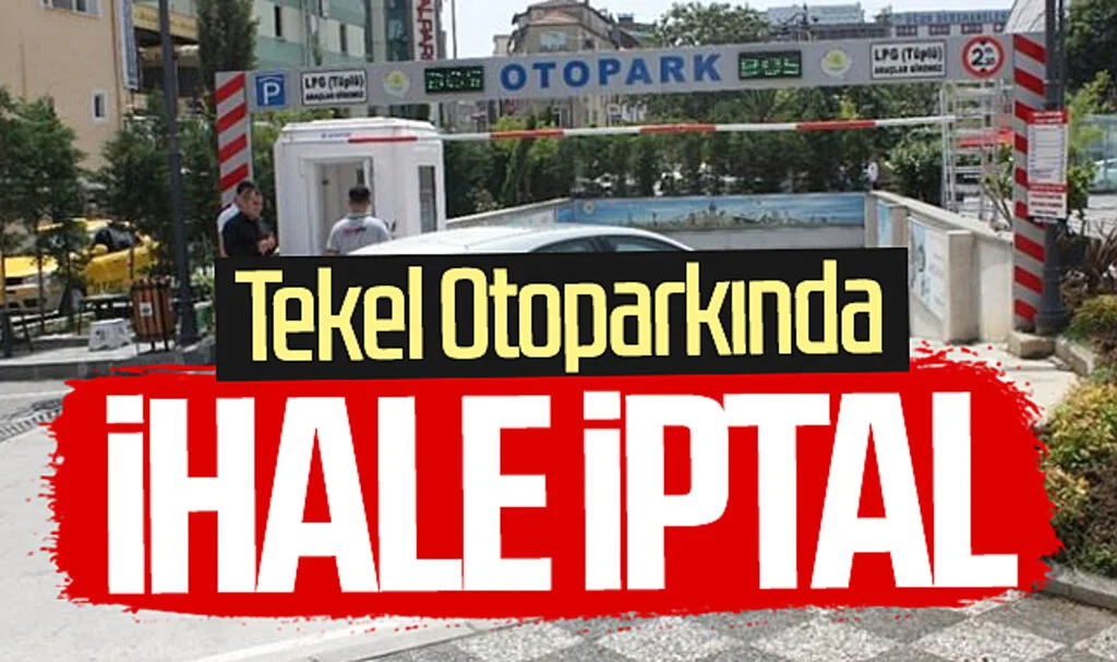 Samsun'da Tekel Otoparkı ihalesi iptal edildi