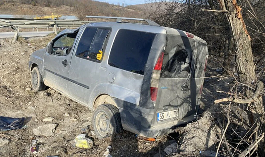 Samsun Kavak'ta trafik kazası: 2 yaralı