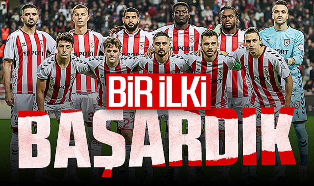 Samsunspor bir ilki başardı