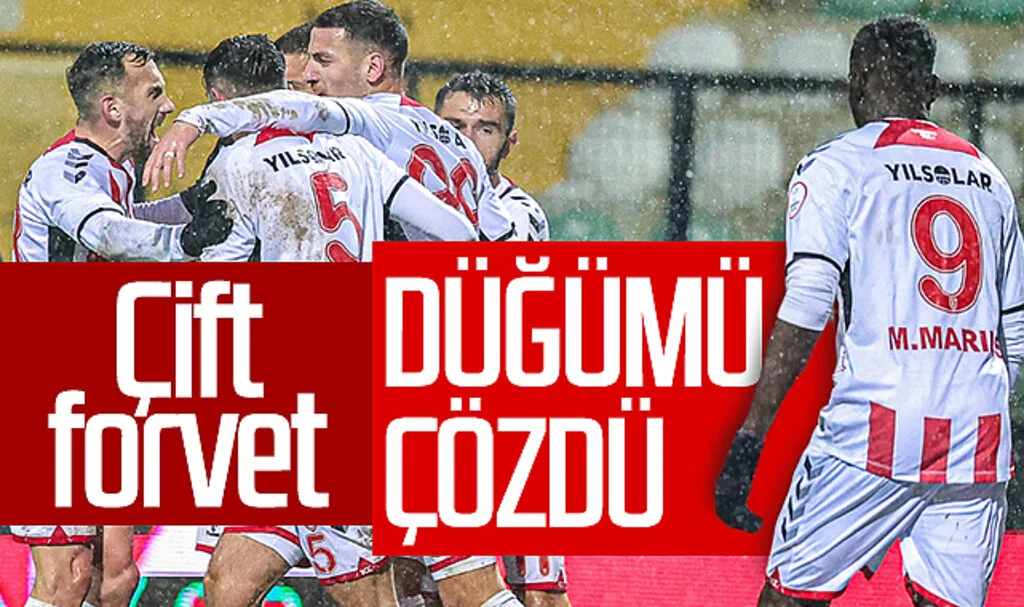Samsunspor'da çift forvet düğümü çözdü