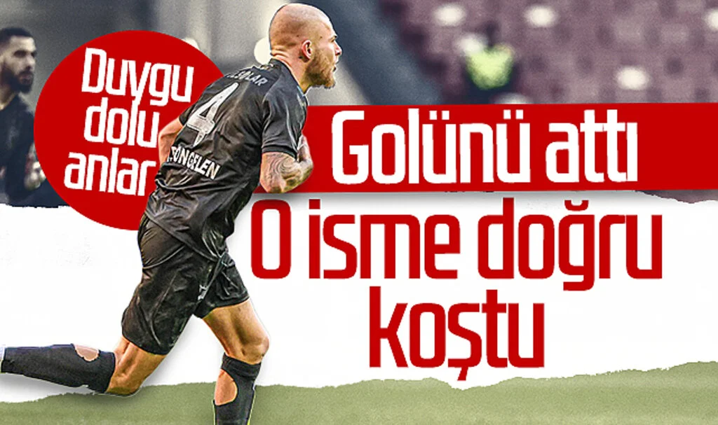 Samsunspor'da Drongelen golünü attı o isme doğru koştu! Duygu dolu anlar...
