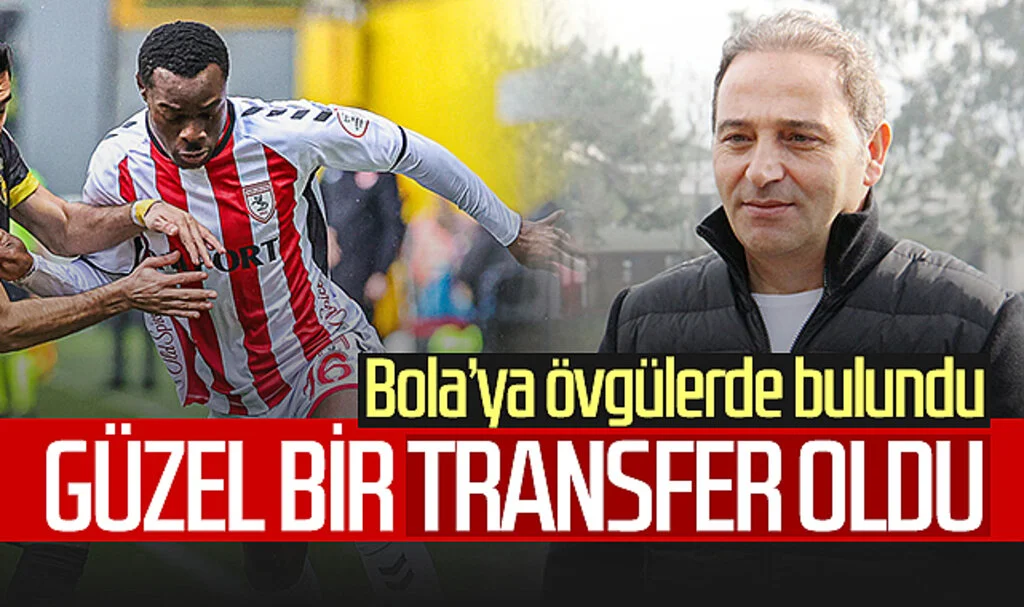 Samsunspor'da Fuat Çapa'dan Marc Bola'ya övgü: Güzel bir transfer oldu