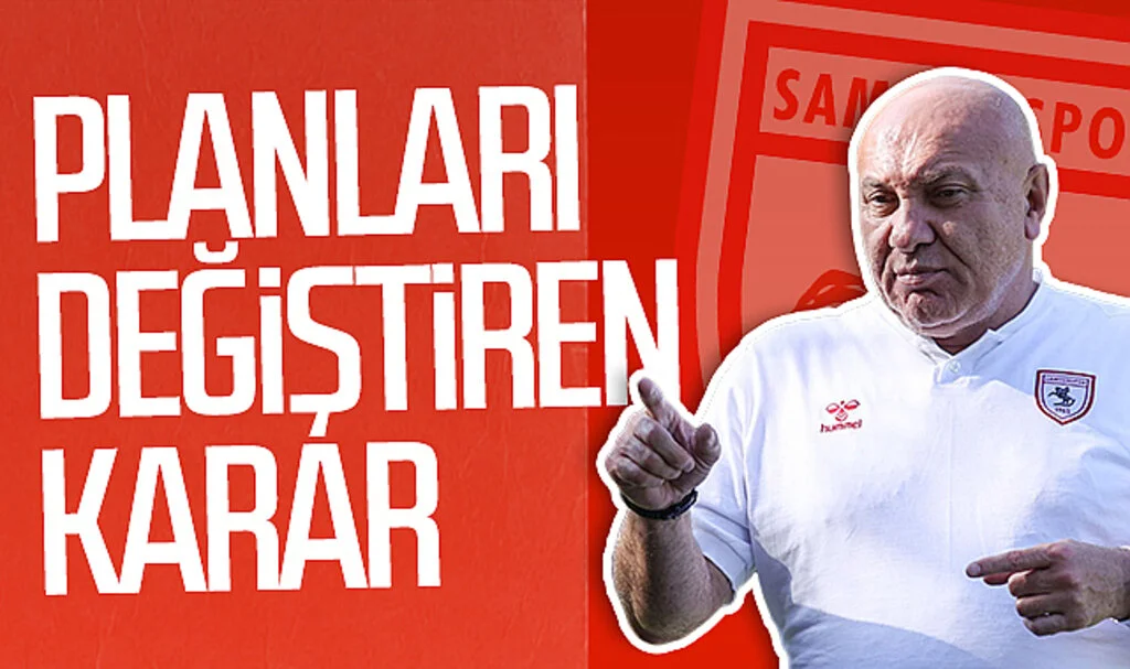 Samsunspor'da planları değiştiren karar! 
