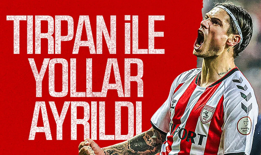 Samsunspor’da Tırpan ile yollar ayrıldı
