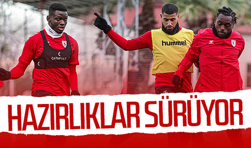 Samsunspor, İstanbulspor maçının hazırlıklarını sürdürdü