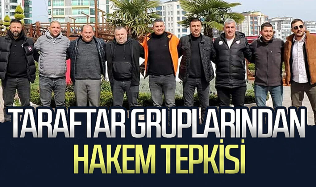 Samsunspor Taraftar Grupları'ndan hakem tepkisi
