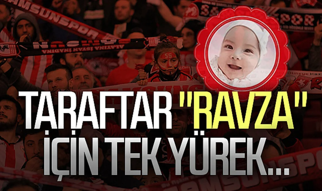 Samsunspor taraftarı "Ravza" için tek yürek