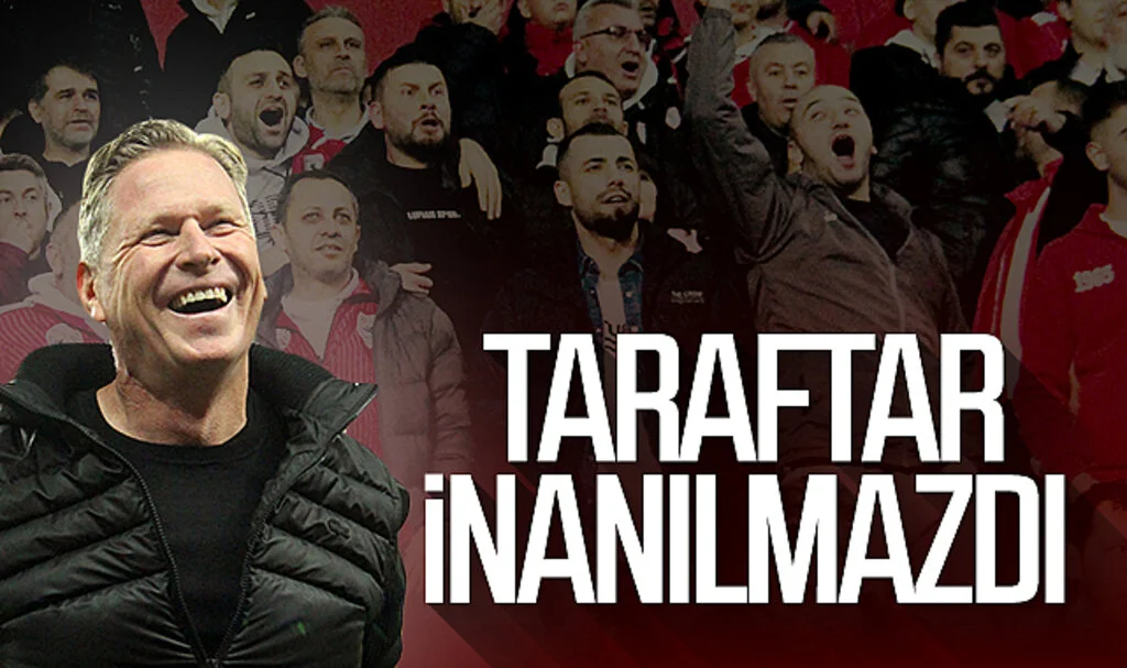 Samsunspor Teknik Direktörü Markus Gisdol: Taraftar inanılmazdı