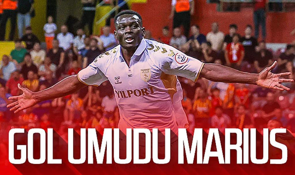 Samsunspor’un gol umudu Marius Mouandilmadji