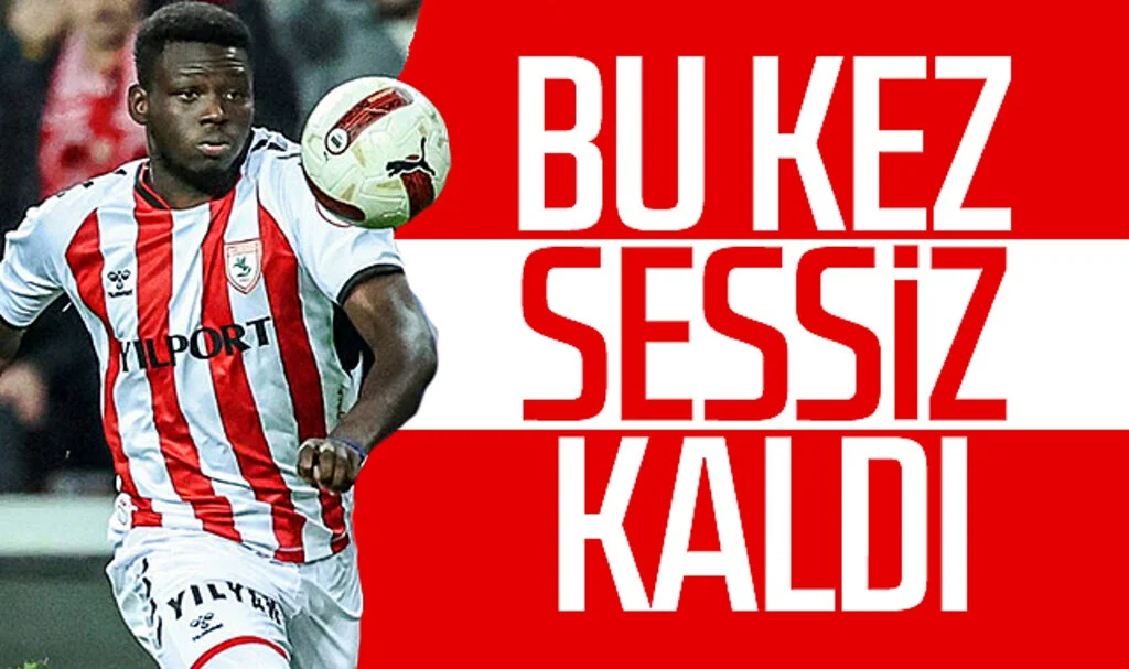 Samsunspor’un golcüsü Mouandilmadji bu kez sessiz kaldı