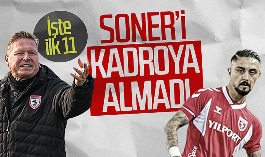 Samsunspor'un Sivasspor maçı ilk 11'i belli oldu! Soner Gönül kadroya alınmadı