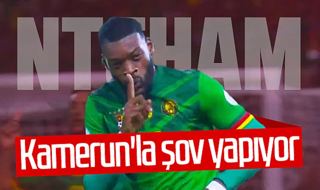 Samsunsporlu Ntcham Kamerun'la Şov Yapıyor