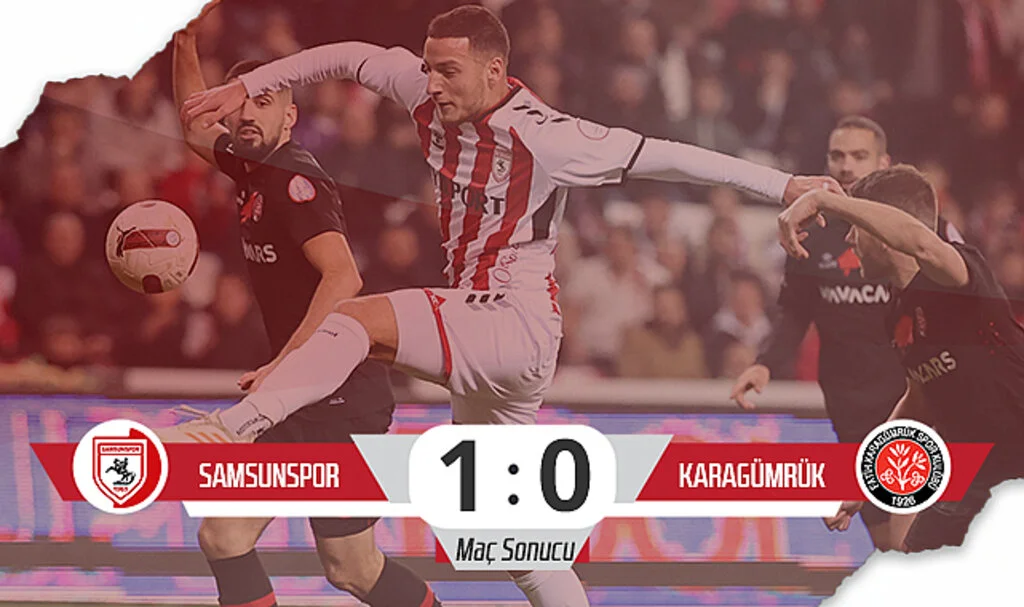 Son Dakika! Samsunspor: 1 – Fatih Karagümrük: 0 (Maç Sonucu)