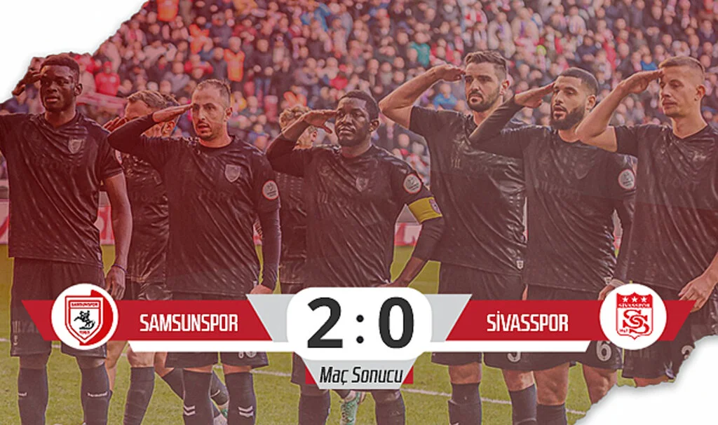 Son Dakika! Samsunspor: 2 – Sivasspor: 0 (Maç Sonucu)