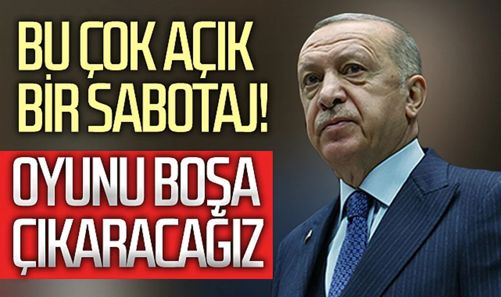 Süper Kupa krizi sonrası tepkilere Erdoğan sert çıktı: "Bu çok açık bir sabotaj! Oyunu boşa çıkaracağız"