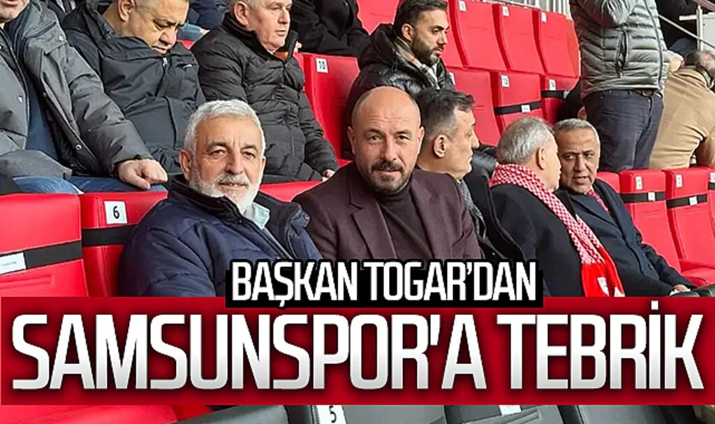 Tekkeköy Belediye Başkanı Hasan Togar: "Haydi Samsunspor desteğimiz seninle"