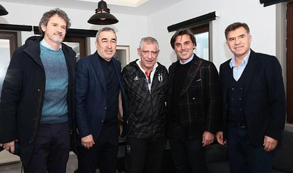 Vincenzo Montella, Beşiktaş'ı ziyaret etti