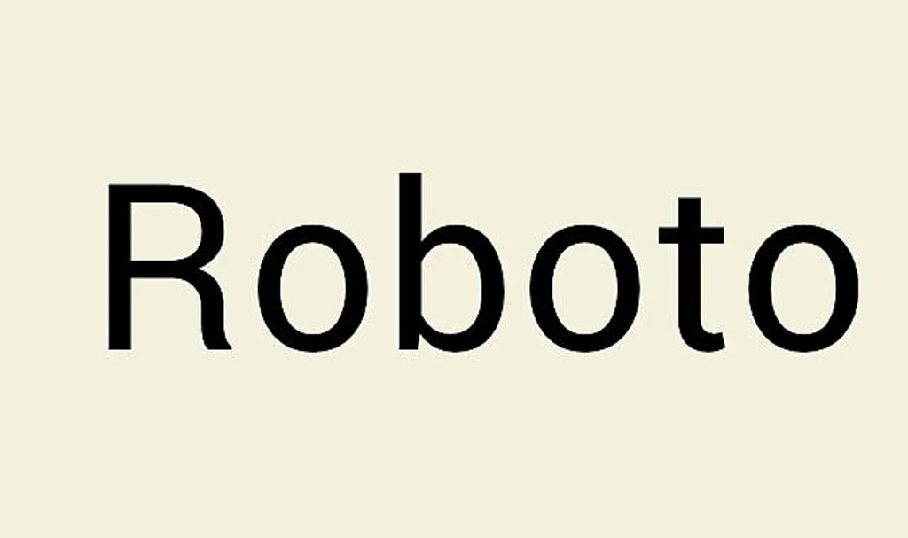 Yazı tipleri sitesi roboto font