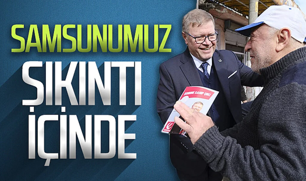 Yeniden Refah Partisi Samsun Büyükşehir Belediye Başkan Adayı Avukat Adem Güney: "Samsunumuz sıkıntı içinde"