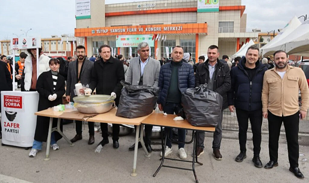 Zafer Partisi Samsun İl Başkanlığı'ndan çorba ikramı