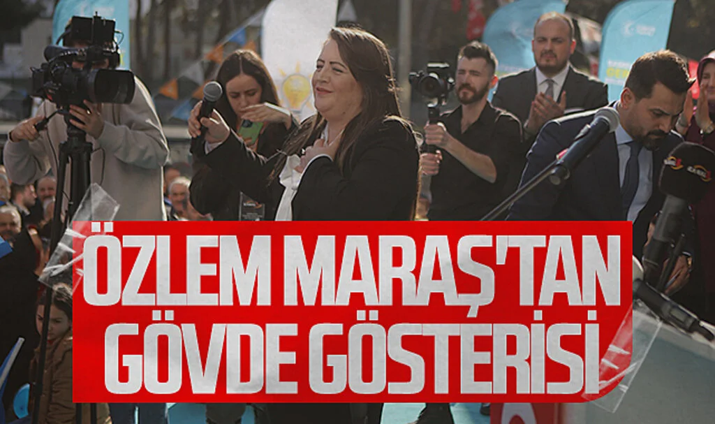 AK Parti Atakum Belediye Başkan Adayı Özlem Maraş'tan gövde gösterisi
