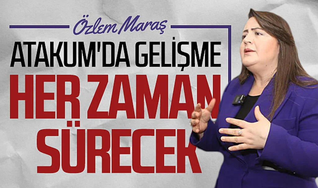 AK Parti Atakum Belediyesi Başkan Özlem Maraş: 'Atakum'da gelişme  her zaman sürecek'